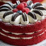 Red Velvet Oreo Cake