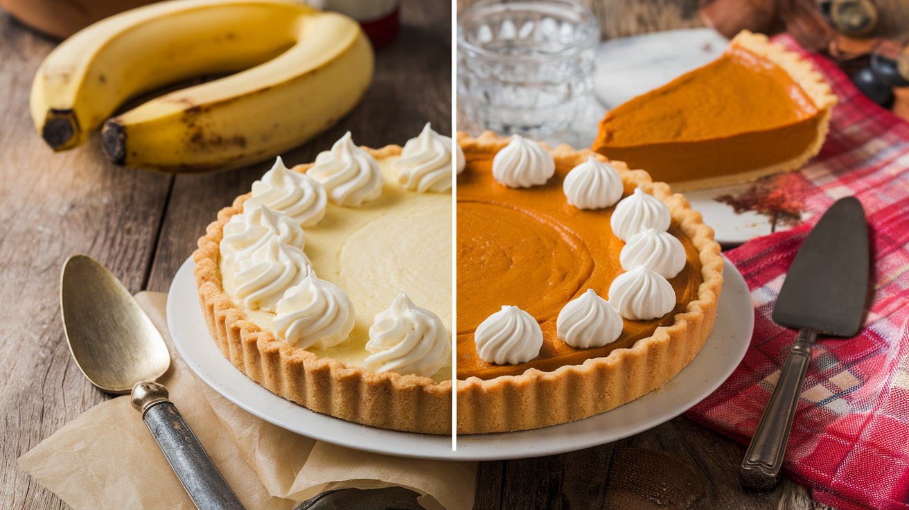 Banana Cream Pie vs. Pumpkin Pie